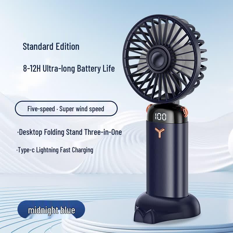 ZISIZ Portable Desk Fan with Digital Display