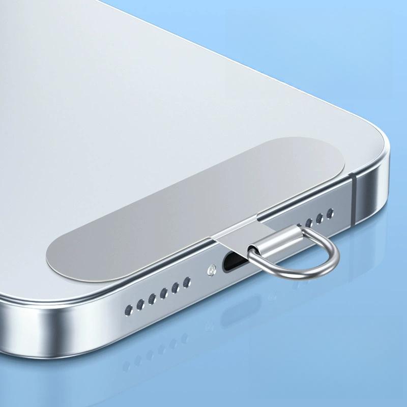 1pcs Universal Metal Mobile Phone Lanyard Shim Ultra-Thin Stainless Steel Fixed Cellphone Lanyard Link Accessories