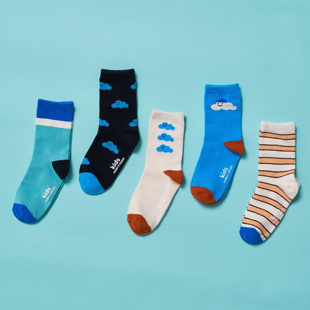 Monday To Friday Socks 5P Set 4-7Y Cloud_CZ8125063