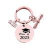 Stainless Steel Graduation Keychain Pendant - Gift Engraving Available
