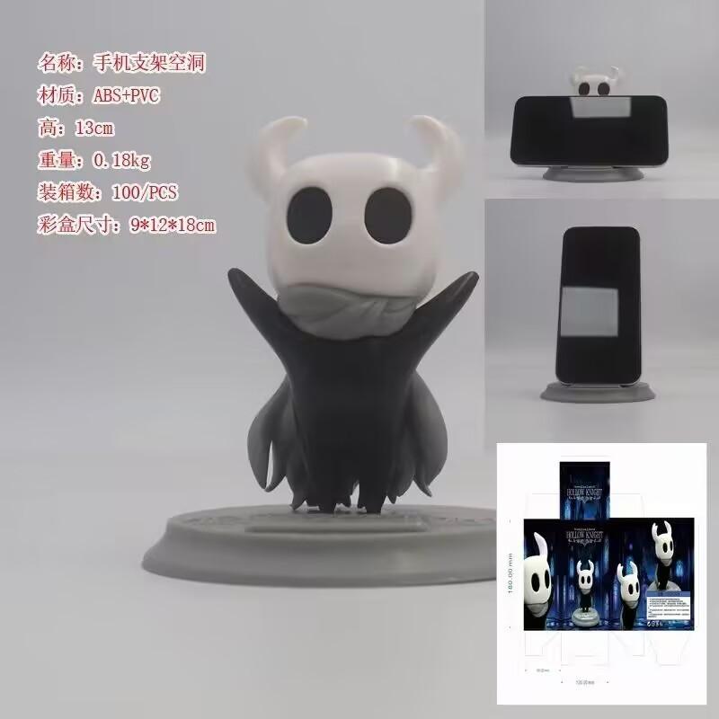 Anime Hollow Knight Silksong Phone Holder 13cm Figures Car Home Desktop Decoration Game Peripheral Creative Toy Gift Collectible