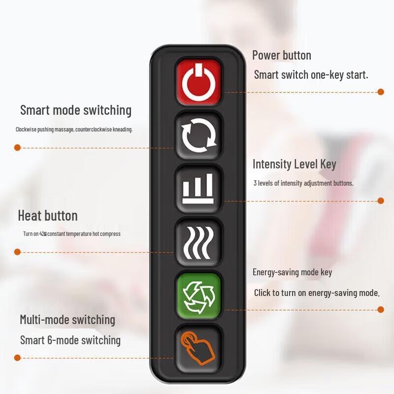 AUX Multi-functional Neck Massager Pillow