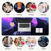Dark Rain Xl Gaming Mouse Pad Nonslip Rubber Base Stitched Edge Waterproof Desk Mat For Pc Laptop Gamer Office Computer Accessories C929331