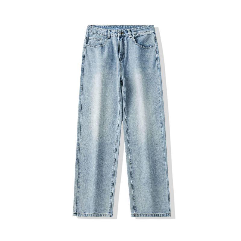 2026 Autumn/Winter Men's Retro High Street Loose Straight-Leg Jeans