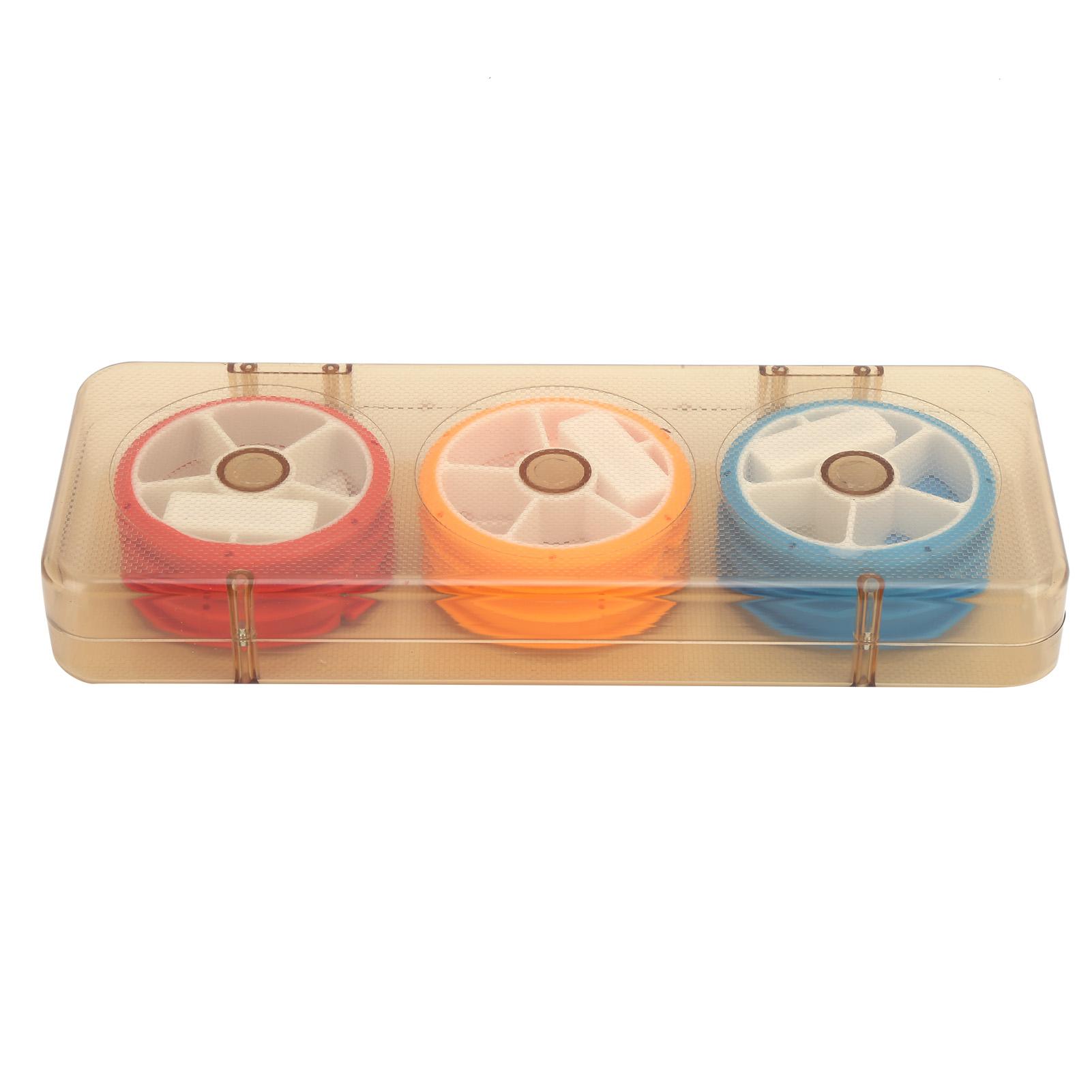 

Silicone Fishing Line Storage Holders 6Axis Colorful Fishing Line Winding Board Spool