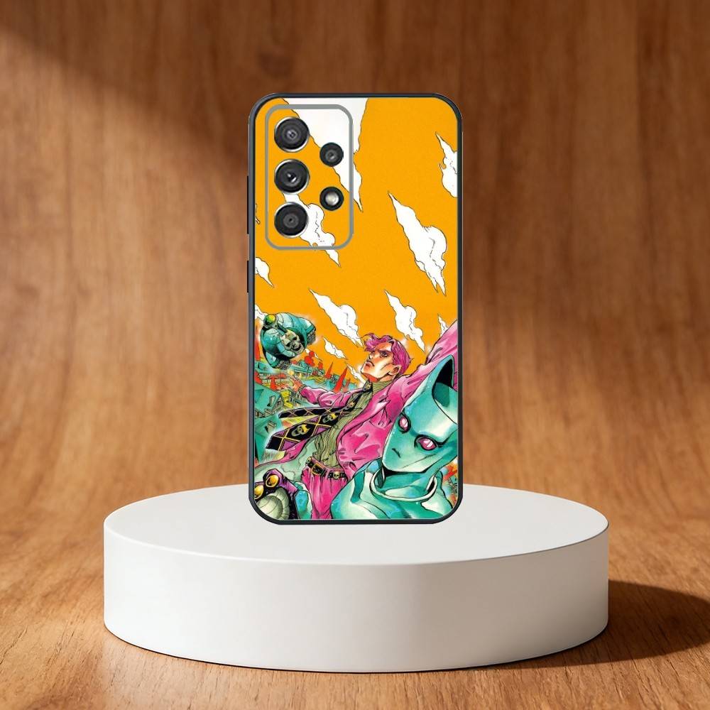 

K-Kira Yoshikage Phone Case For Samsung S25,S24,S21,S22,S23,S30,Ultra,S20,Plus,Fe,Note,10,9,5G Black Cover Samsung S21plus