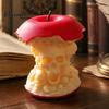 Photo Shoot Props Skull Apple Core Ornament, Dark Themed Desk Figurine, 3D Printed Forbidden Fruit Art Realistic Statue, Gothic Collectible