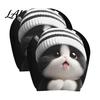 Humorous Car Seat Protectors Scary Ghost Face Headrest Covers Funny Expression Auto Spooky Cartoon Decoration for SUV Truck Elastic Vehicle Interior