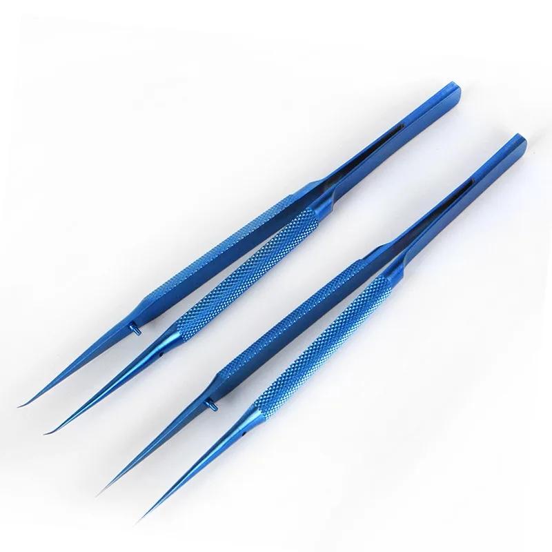 Precision Titanium Alloy Tweezers 0.15mm Edge Antimagnetic Electronics Repair Tool for Phone Motherboard Fingerprint Handling