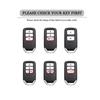 Zinc Alloy Leather Car Key Case Cover Shell Fob Holder For Honda Civic 10Th City Accord 9Th Crv Odyssey Vezel Auto Accessories