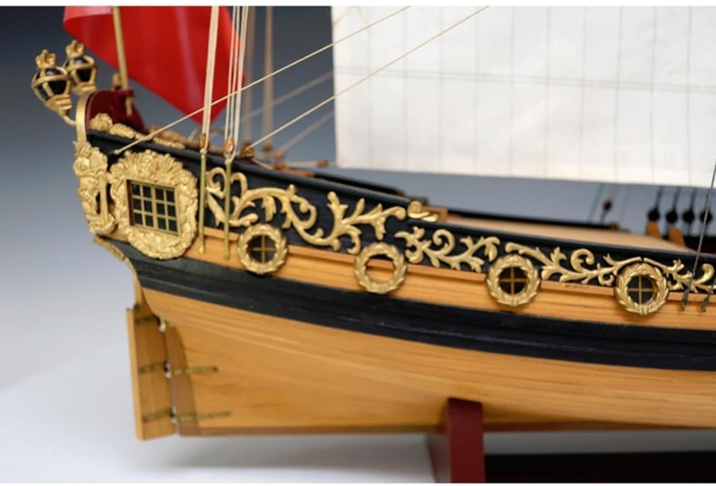 Woody Joe 1/64 Charles Yacht Wooden Model Assembly Kit (Ship)