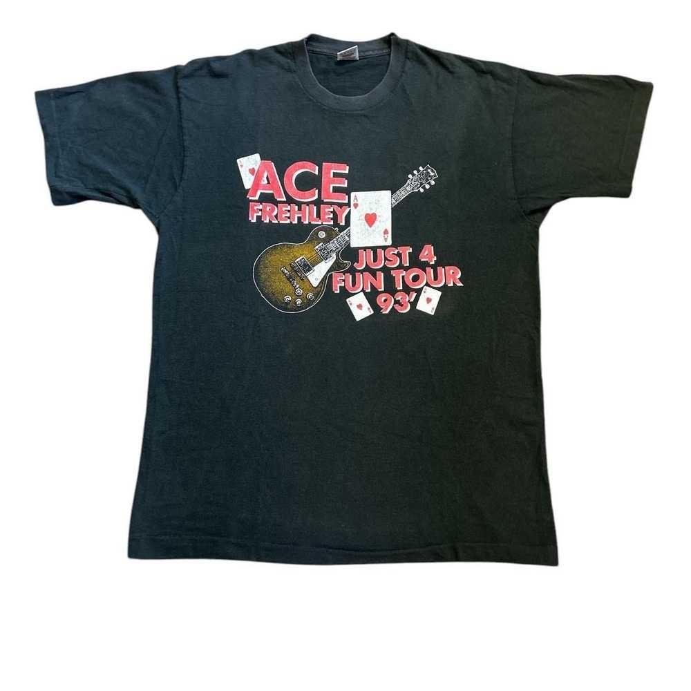

Vintage Just 4 Fun Tour 1993 Ace Frehley Cotton Black S5XL Shirt BB382 Unisex T-Shirt L