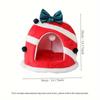 Bed Cats for Winter Christmas Cushions Warm Beds Accessories Pet Supplies Houses House Kitten Habitats Basket Goods Products