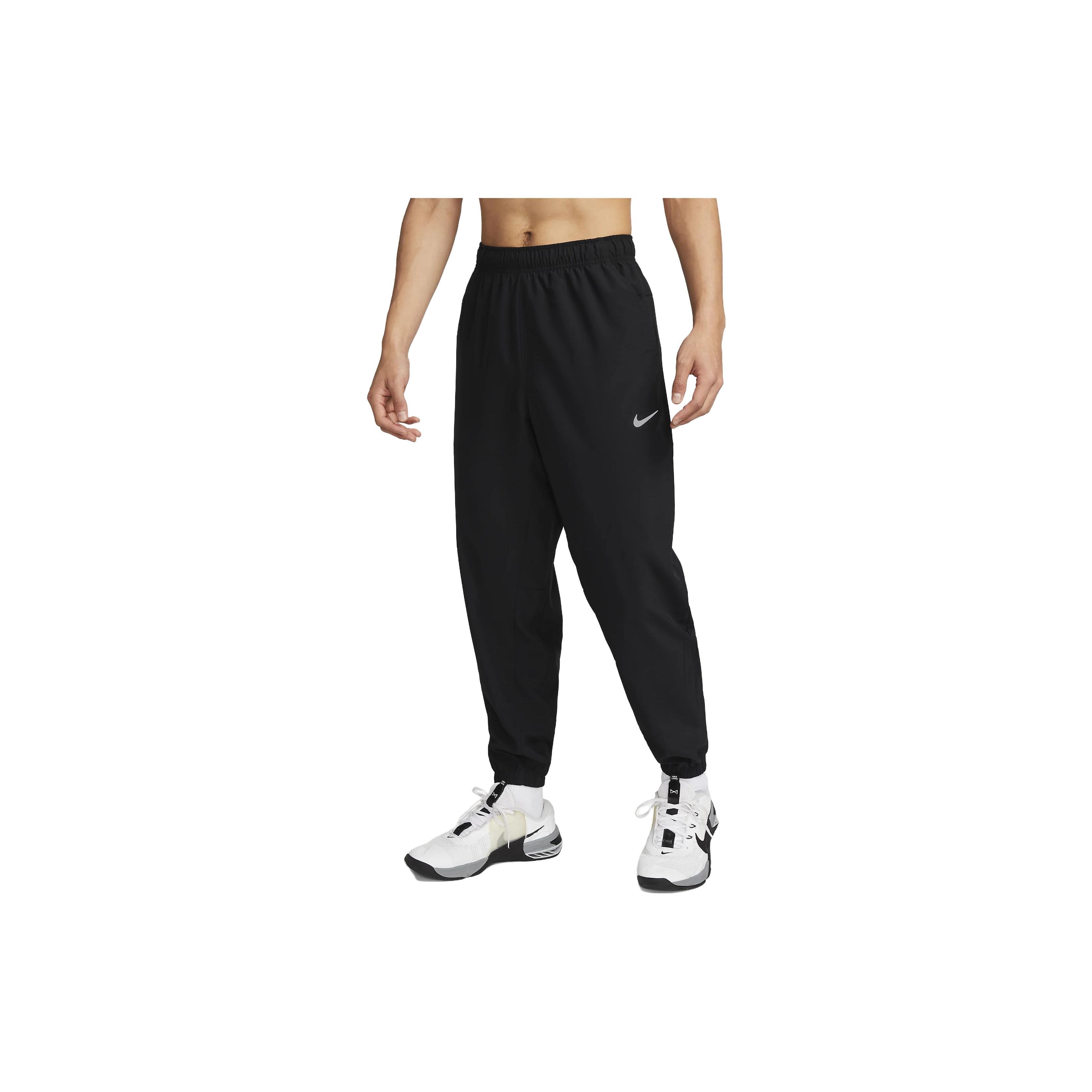 

Nike Form Logo Print Comfortable Mid-Waist Drawstring Sports Pants Men Bottoms Black FB7497-010 XXL
