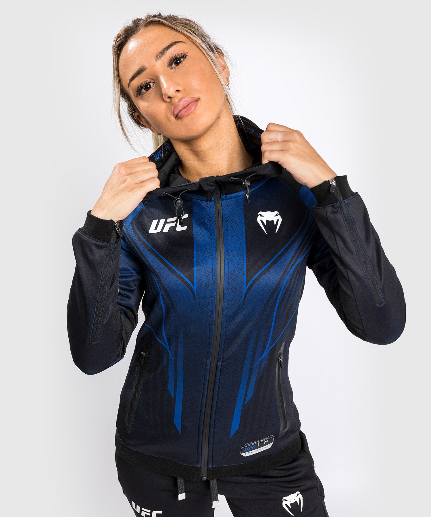 

Женская Худи UFC VENUM Authentic Fight Night 2.0 Walkout — Midnight Edition XS