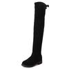 Over-knee Boots Women's Autumn and Winter New Korean Version of Riding Boots Velvet Cotton Boots Versatile Boots Flat High Boots