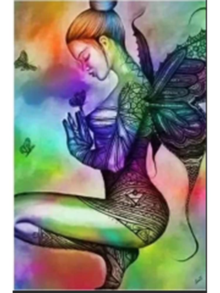 New 2024 Diy  Diamond Painting Kits Embroidery Mosaic Fantasy Cute Angel Elf Girl Jewelry Cross Stitch Home Decor Craft Gift