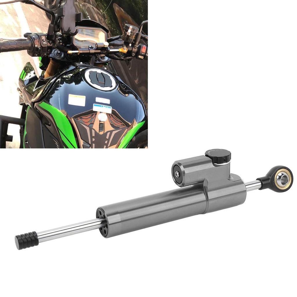 Verstellbarer Motorrad-Lenkungsdämpfer, Universelle Passform, Verbesserte Stabilität, Lenkungsstabilisator für Motorräder