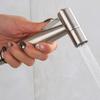 304 Stainless Steel  Handheld Toilet Bidet Faucet Sprayer No Punch Bathroom Hand Sprayer Shower Head Self Cleaning Sprayer