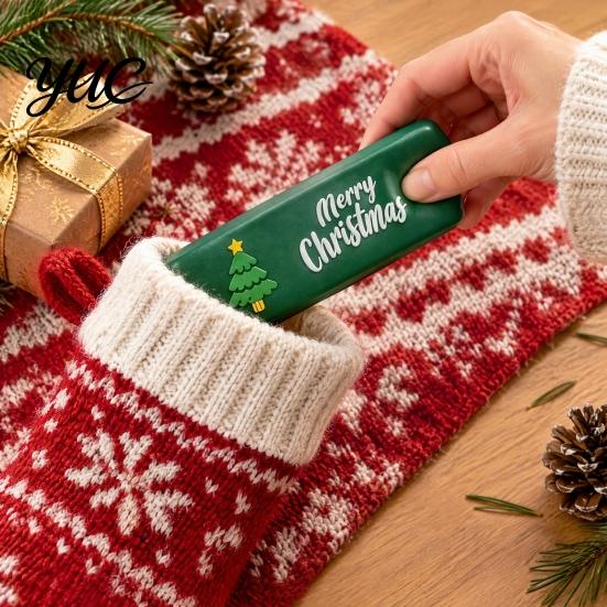 Tactile Finger Toys with Sound Christmas Crunchy Butter Squishy Toy, Slow Rise Fidget Crinkle Raffle Prizes for Parties Sensory Stress Relief Stocking