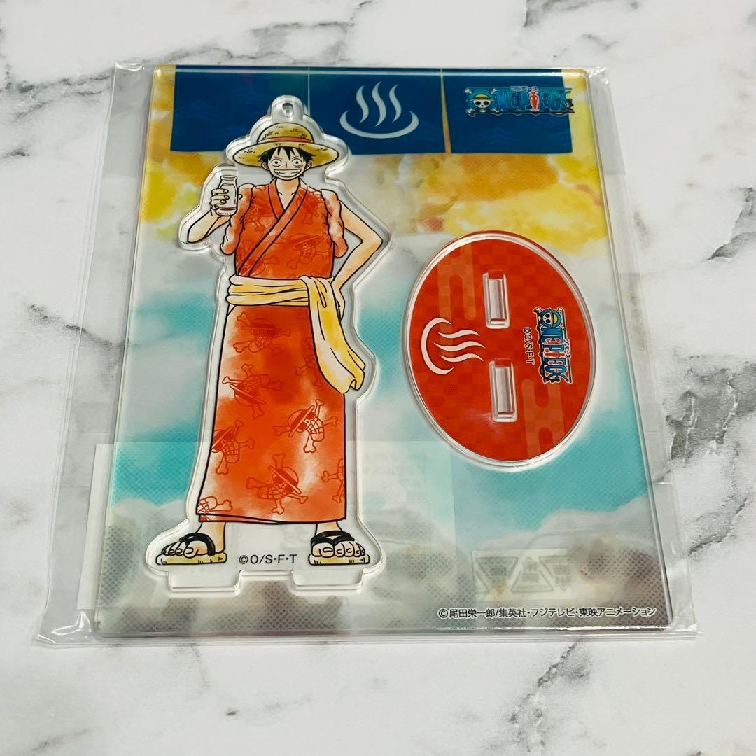 Used One Piece Mugiwara Store Oita Onsen Branch Limited Acrylic Stand Luffy