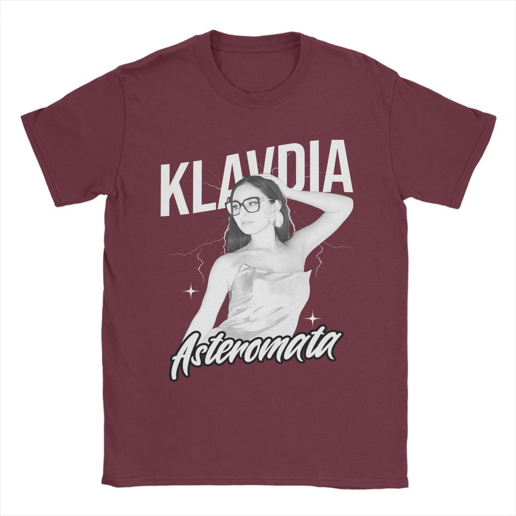 Klavdia Asteromata Eurovisions Greece 2025 Tee Shirt for Men Women Graphic Printed T Shirts Song Contest Cotton Clothes