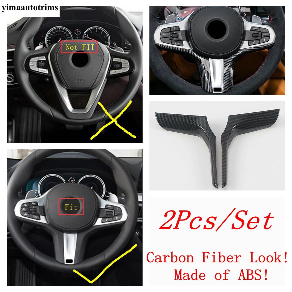 Steering Wheel/ Head Lamp / Gear Shift Panel / Dashboard Frame Cover Trim Accessories For BMW 5 Series G30 525i 530i 2017 -