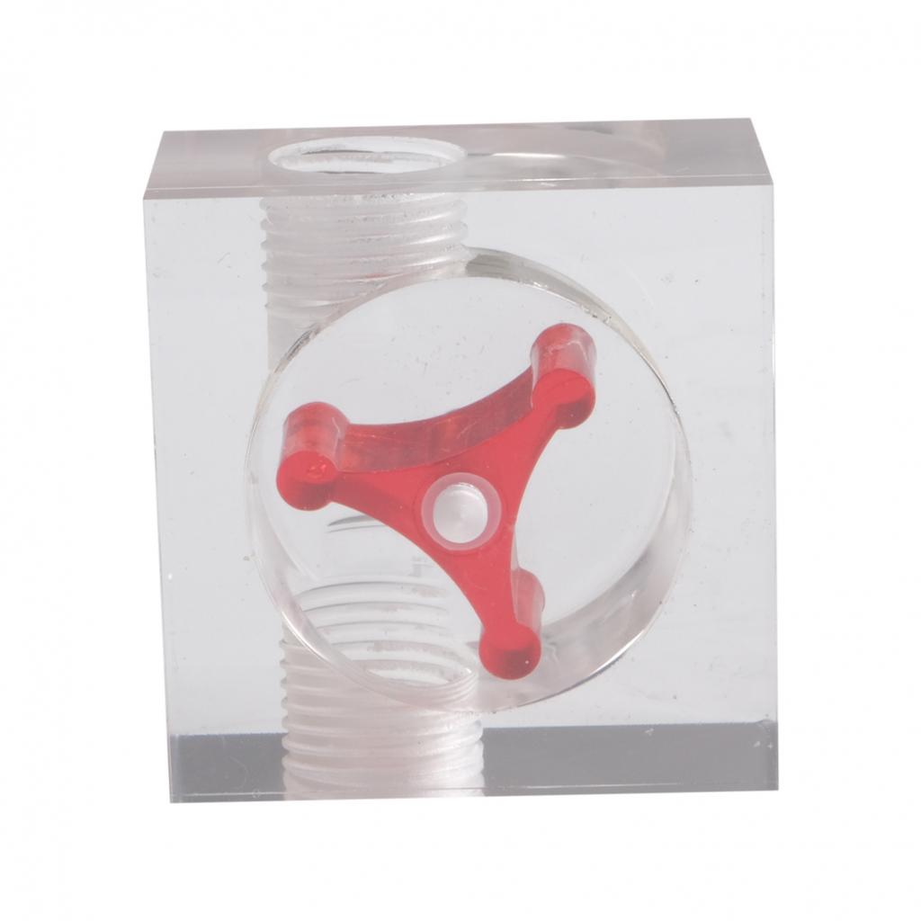 Acrylic Flowing Meter G1/4 Thread Water Cooling Indicator