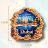 Dubai Fridge Stickers Burj Khalifa Tower Souvenirs Photo Wall Magnetic Stickers Home Decoration Wedding Gifts