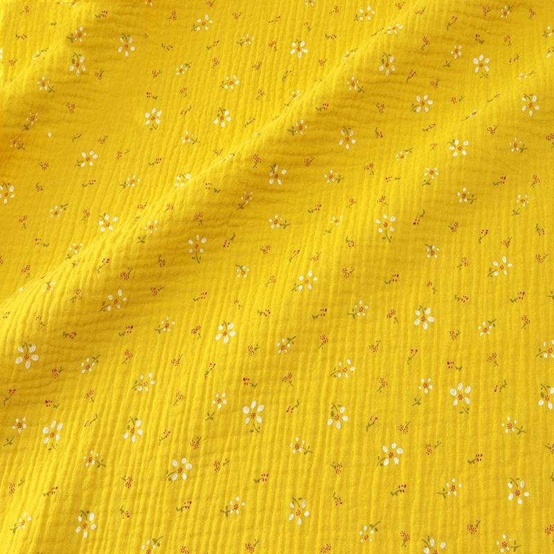 135*100cm Wide High Quality Soft Double Crepe Floral Cotton Fabric, Making Anti Mosquito Pants Small Blanket Cloth