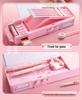 Kids Multi-Functional Pencil Case with Password Lock - Double Layer, Large Capacity for Boys and Girls