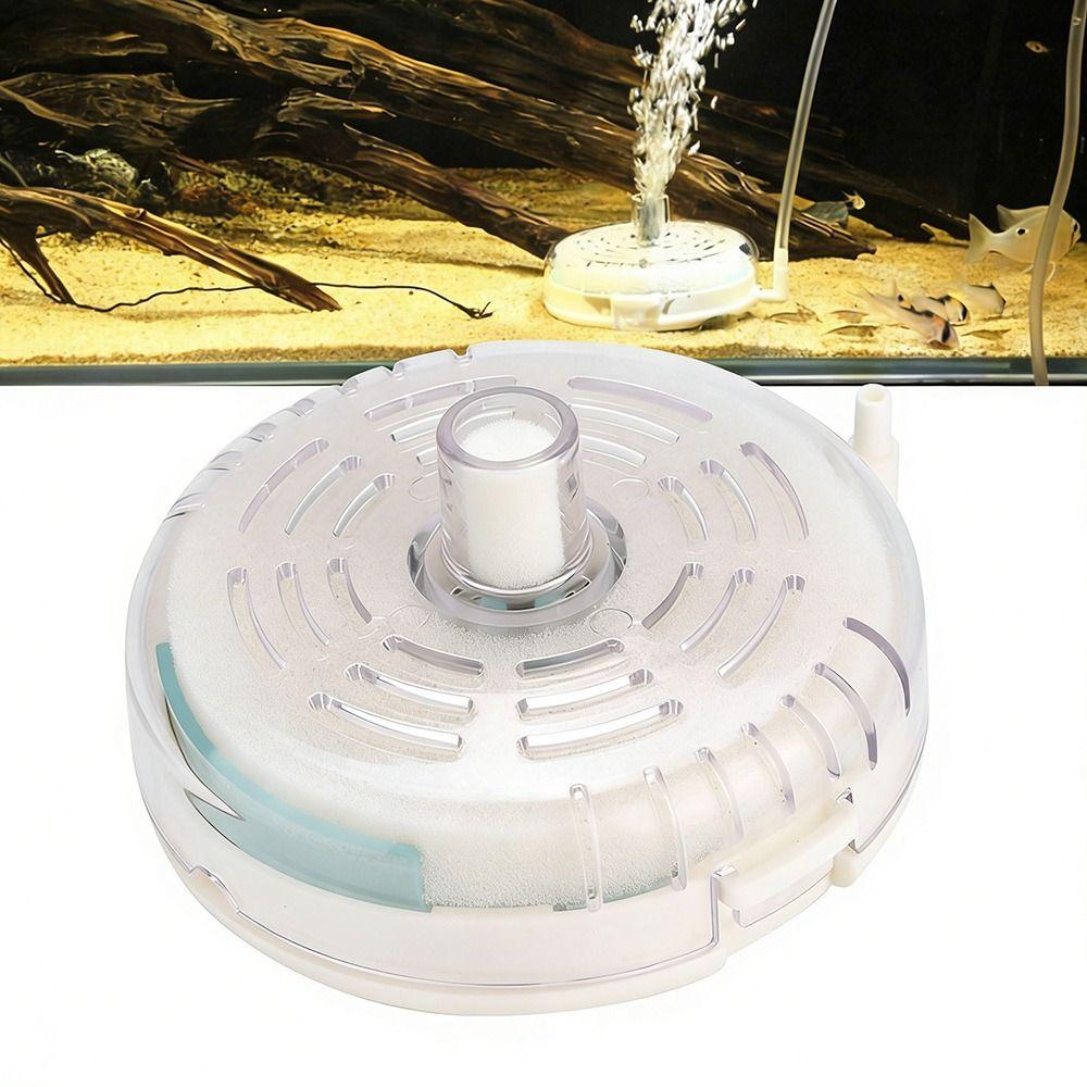 Mini Filter Ultra Dun Aquarium Filter Ronde Vorm Onderdompelbaar Vis Tank Filter Spons Mini Aquarium Filter Vis Tanks