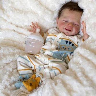 NPK 18in Reborn Baby Dolls ויניל סיליקון דמוי חיים צעצועי בובות לתינוקות לילדים מתנת יום הולדת לילדה