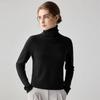 Women's Versatile Turtleneck: 100% Pure Cashmere Sweater, Skin-Friendly Soft Knit, High-Neck Layer.