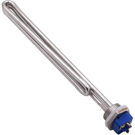 DERNORD 2500W 208V Screw-In Foldback Water Heater Element - Low Watt Density
