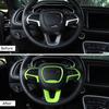 Zielona Osłona Dekoracyjna Kierownicy dla Dodge Charger/Challenger i Durango 15+