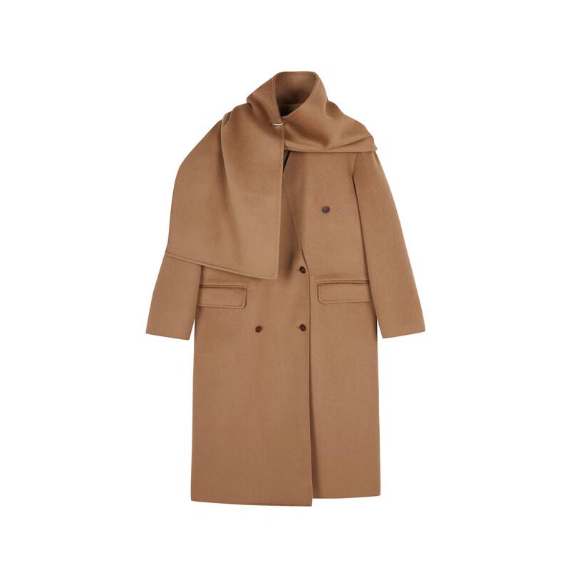 JNBY 2024 Winter Wool Blend H-Shape Coat