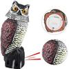 Outdoor Owl Bird Repellent and Mouse Deterrent Decorative Ornament