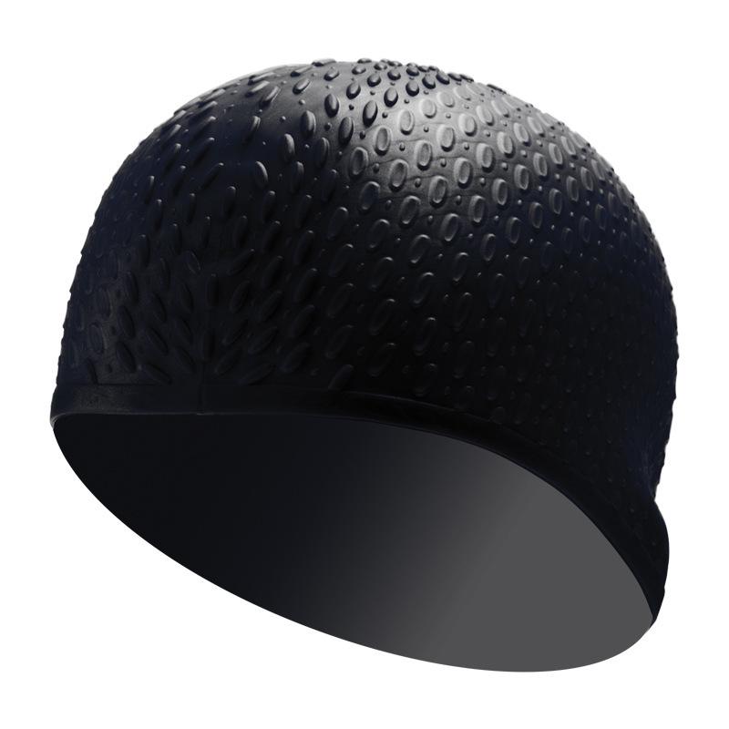 Silicone Swim Cap with Ear Protection - Comfortable, Non-Squeezing for Adults, Men & Women, Multi-Color Options