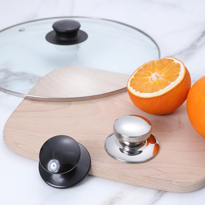 Topfdeckelgriff Küchenutensilien Zubehör Topfdeckel Oberteil Perle Anti-Verbrühung Edelstahl Topfdeckel Glasdeckel Heber