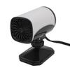 2 Gear Black Car Heater Cooler Dual Use Fast Heating Cooling Car Windshield Defroster 150W 24V White