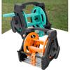 Water Hose Reel Wind with Ease Winding Garden Cart Stable Structure for Car Wash, Yard