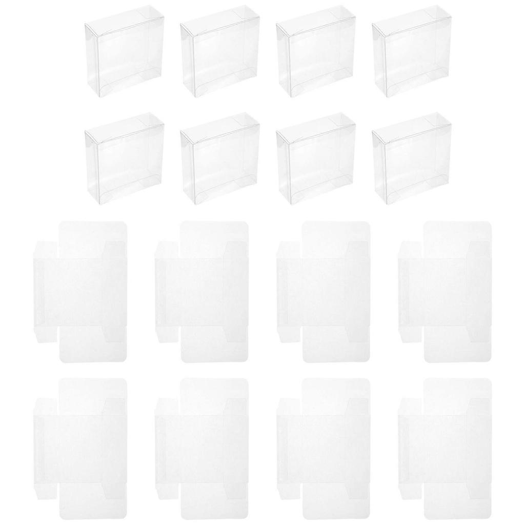 Transparent Plastic Treasure Box PVC Chocolate Packaging Boxes for Holding 50Pcs