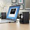 Sanwa Supply USB Speaker with Wooden Cabinet and Passive Radiator, Black MM-SPU7BK
