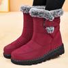 Women Waterproof Winter Shoes for New Faux Fur Female Long Plush Boots Woman Warm Cotton Snow women's shoes
