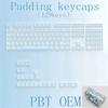 Xiaomi 129 Keys Pudding Keycaps For Cherry Mx Switch Mechanical Gaming Keyboard OEM Profile PBT Double Shot Keycap RGB Backlit Key Caps