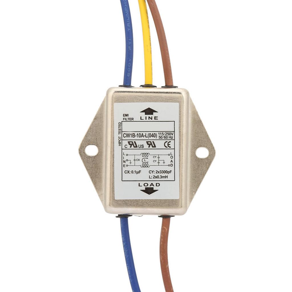 CW1B‑10A L(040)Single Phase Filter EMI Power Filter 125/250v