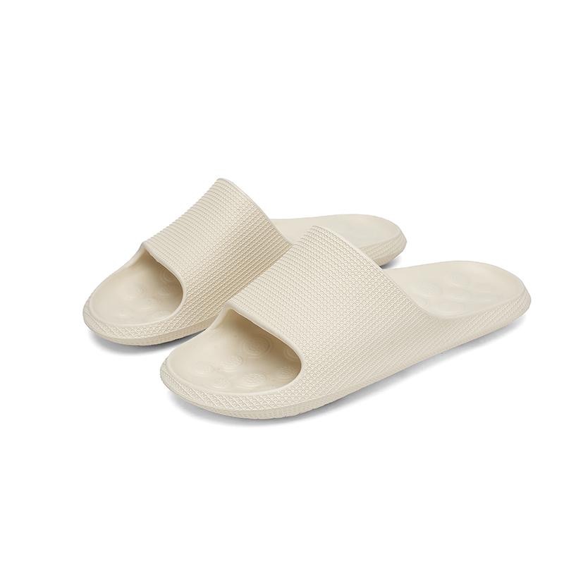 Summer New Flat Heel Sandals Home Indoor Bathroom Slippers Non Slip Rubber Block Design Suitable For Both Men And Women