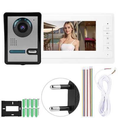 7inch LCD Video Door Phone Doorbell Intercom Camera Monitor Home Security System
