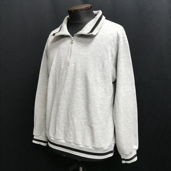 Haine Coca Cola Pulover Sweatshirt Rar cu Fermoar la Jumătate Bărbați M Gri(FOLOSIT)